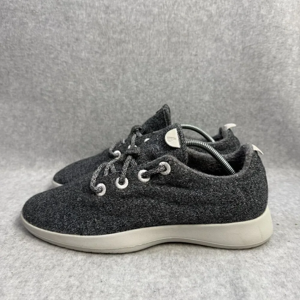 Allbirds Shoes Womens Size 10 Wool Runners WR Grey & White Casual Sneakers